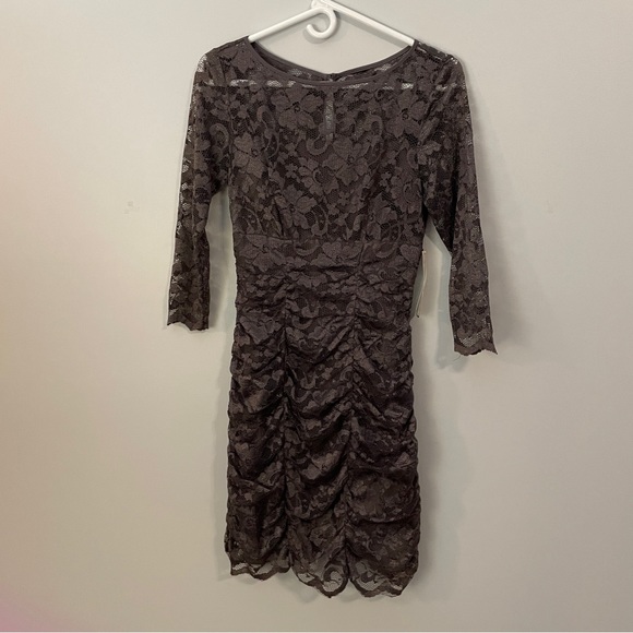Eliza J Dresses Nwt Macys Eliza J Royal Collection Grey Missy Long